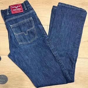 Kimes Ranch Men's Dark Blue Relaxed Jeans “James”